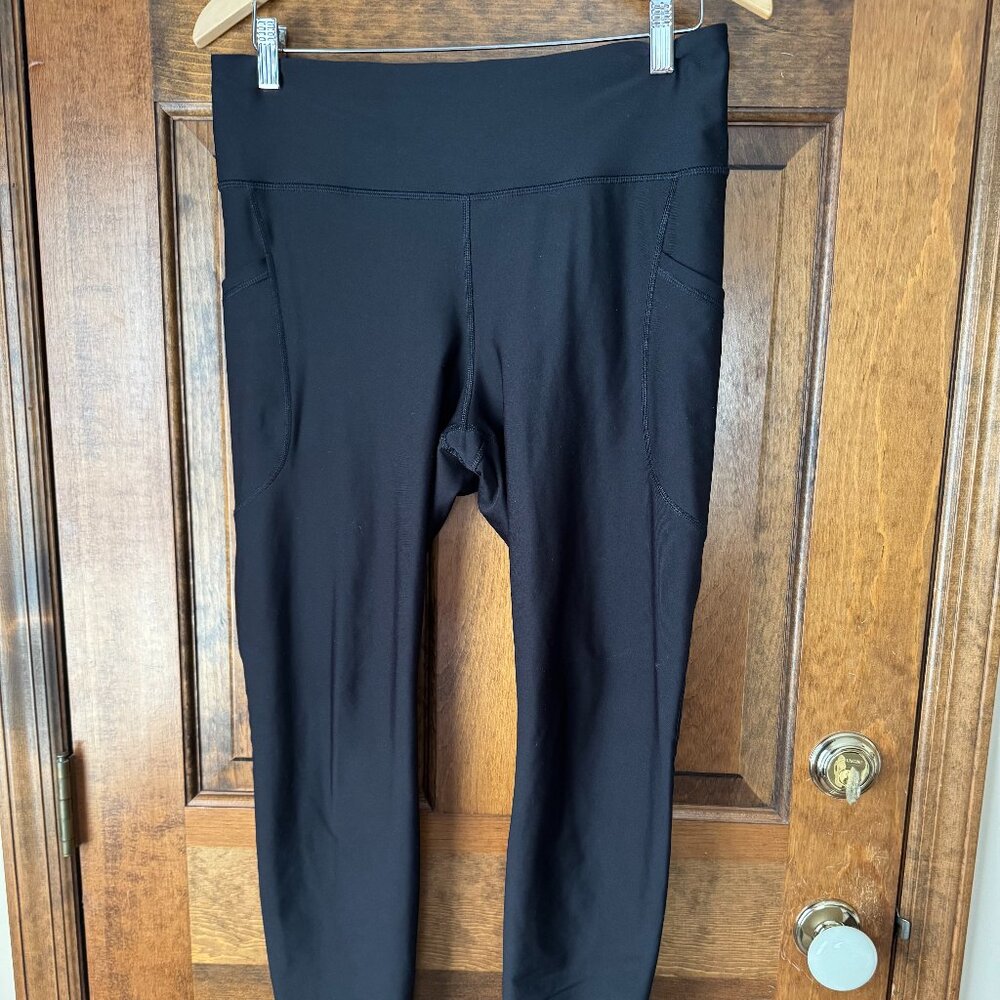 Old Navy Powersoft Black High-Rise Leggings Large